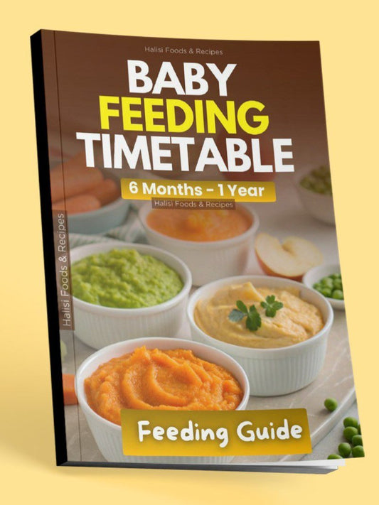 Baby Feeding Timetable 6 Months & Above