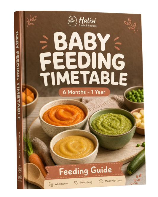 Baby Feeding Timetable 6 Months & Above