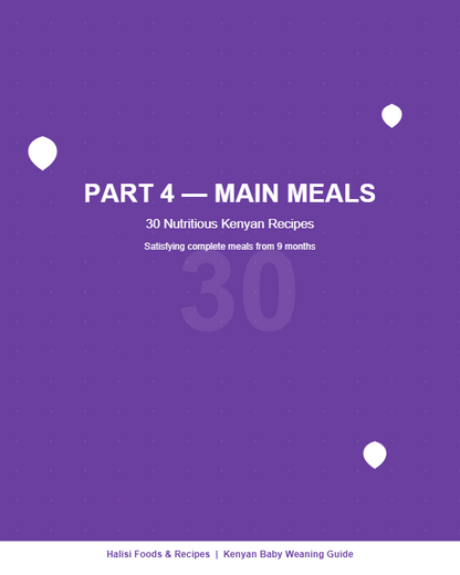 200 Kenyan Baby Weaning Recipes